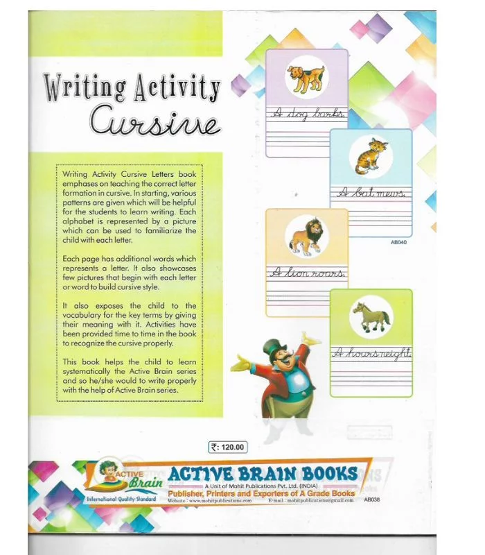 Writing Activity Cursive