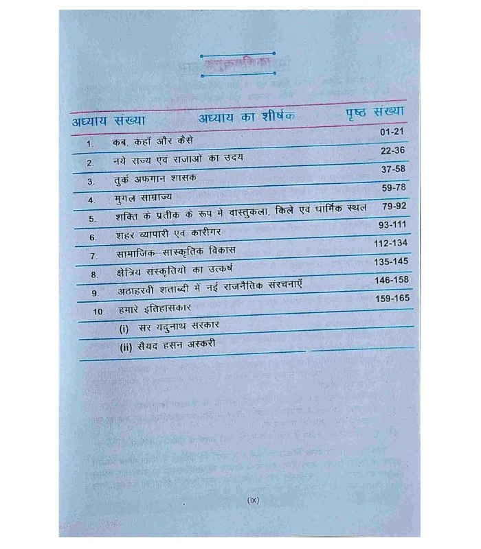 NCERT History Book Class 7 Hindi