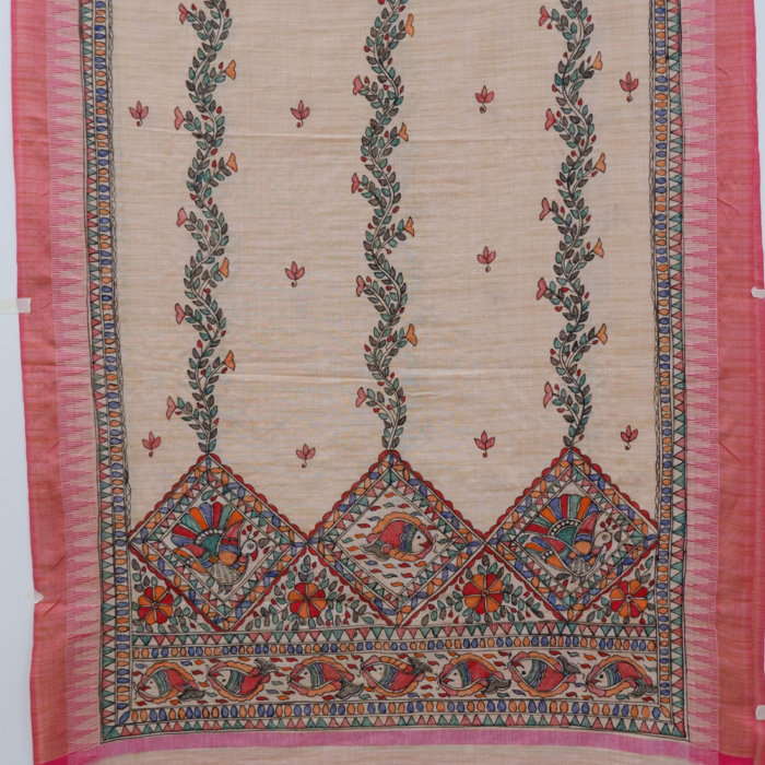 Mithila Painted Khadi Suit