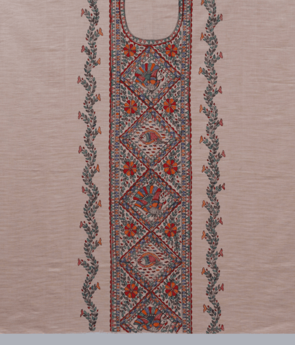 Mithila Painted Khadi Suit