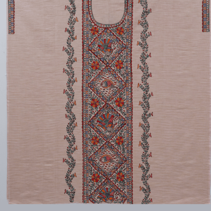 Mithila Painted Khadi Suit