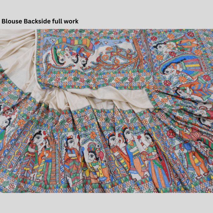Mithila Painted Sarees & Handcrafted Art – Madhubani Collection